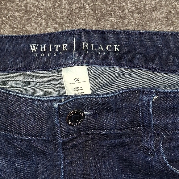 White House Black Market Dark Blue Skinny Jeans - Picture 2 of 5
